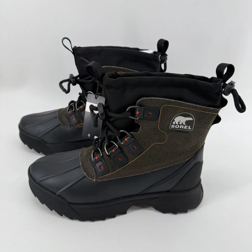 Sorel Scout 87 XT WP Mens Black‎ Quarry Waterproof Insulated Winter Boots Size 8